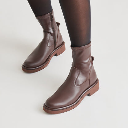 Dolce Vita SHOES Simaya H2O Waterproof Mahogany Leather Boots