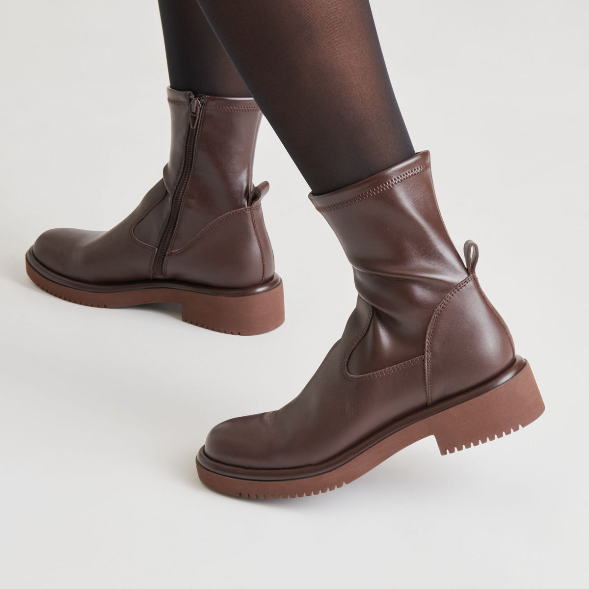 Dolce Vita SHOES Simaya H2O Waterproof Mahogany Leather Boots