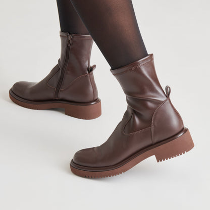 Dolce Vita SHOES Simaya H2O Waterproof Mahogany Leather Boots