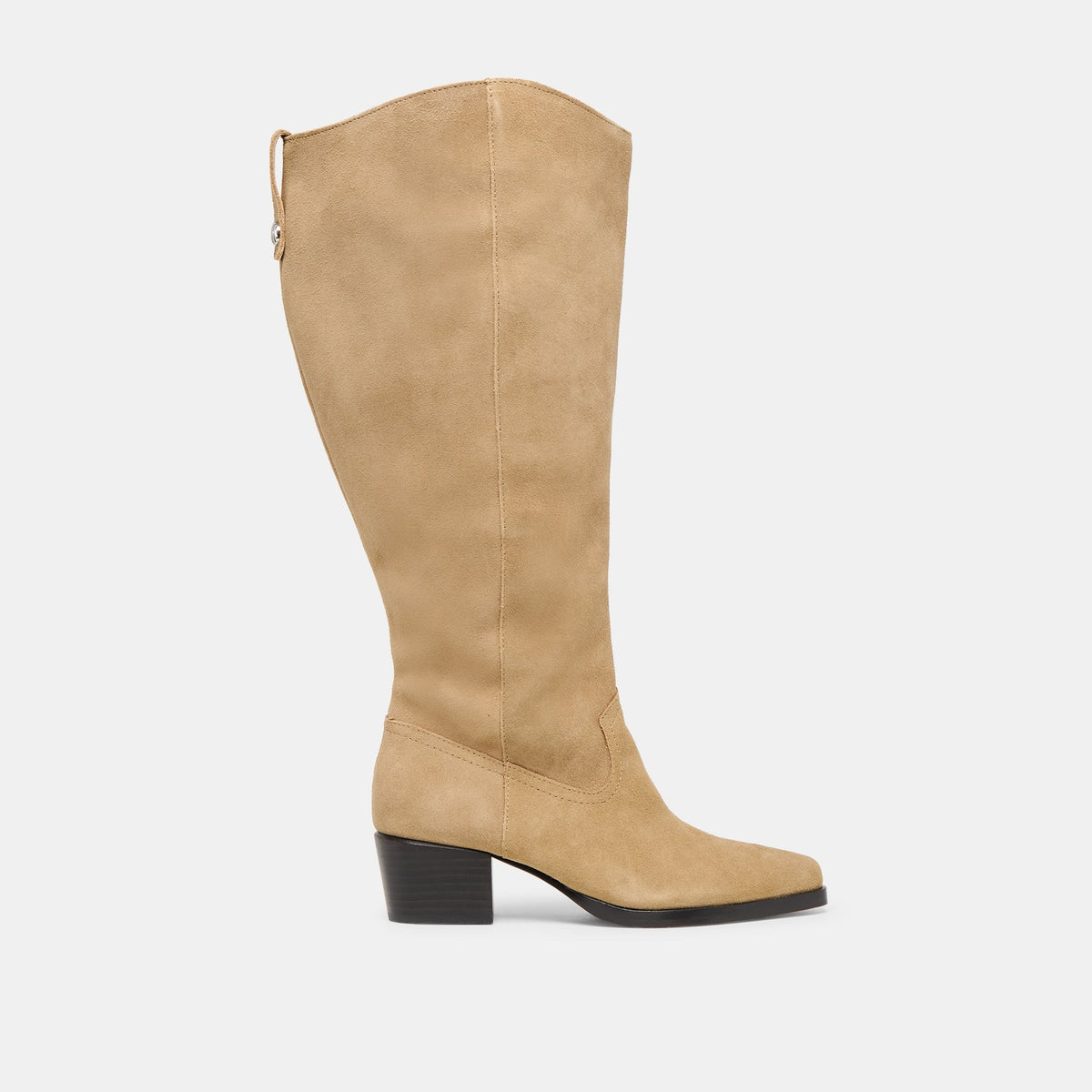 Dolce Vita SHOES Virona H2O Waterproof Dk Taupe Suede Extra Wide Calf Boots