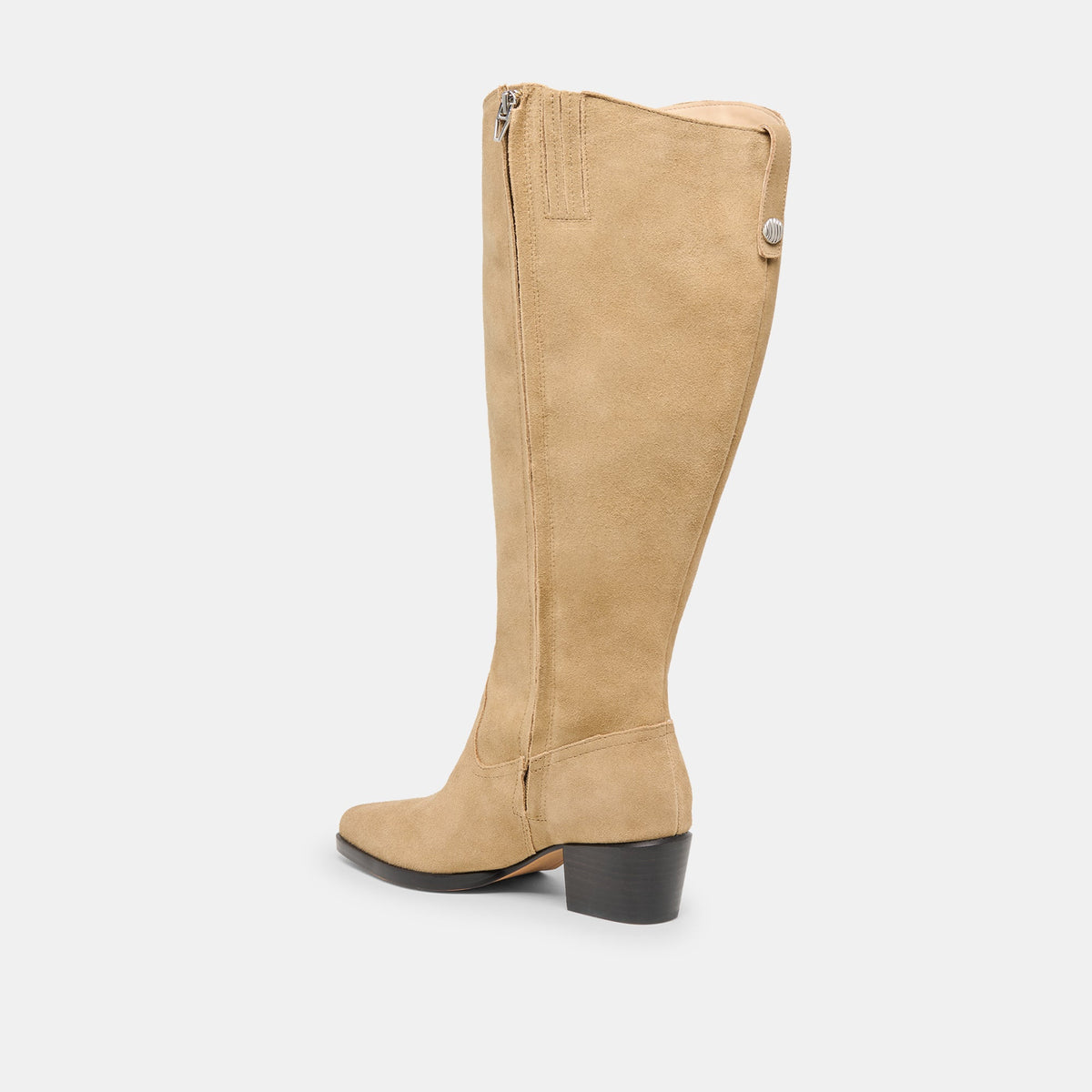 Dolce Vita SHOES Virona H2O Waterproof Dk Taupe Suede Extra Wide Calf Boots