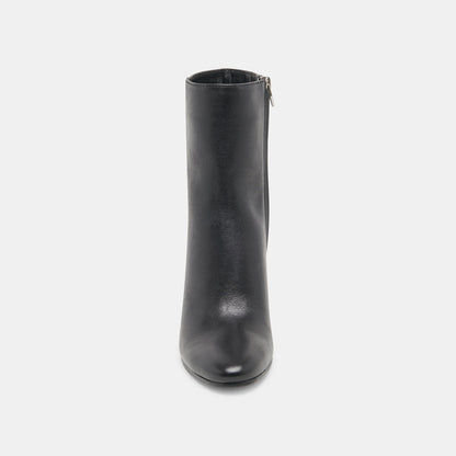 Dolce Vita SHOES Suzy Wide Black Leather Booties