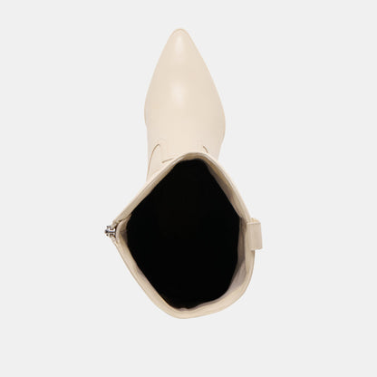 Dolce Vita SHOES Alisa Creme Leather Boots