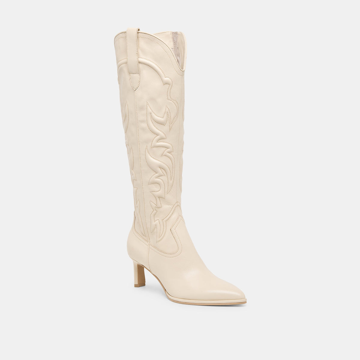 Dolce Vita SHOES Alisa Creme Leather Boots