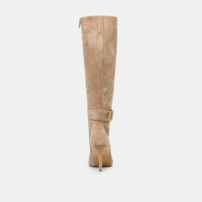 Dolce Vita SHOES Kinzy Camel Suede Boots