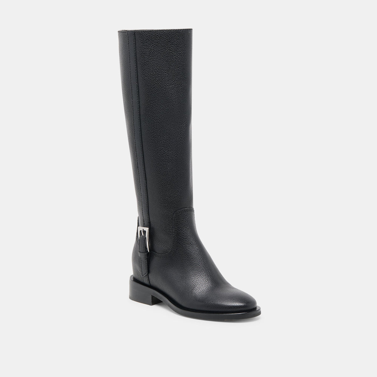 Dolce Vita SHOES Kilian H2O Waterproof Black Leather Wide Calf Boots