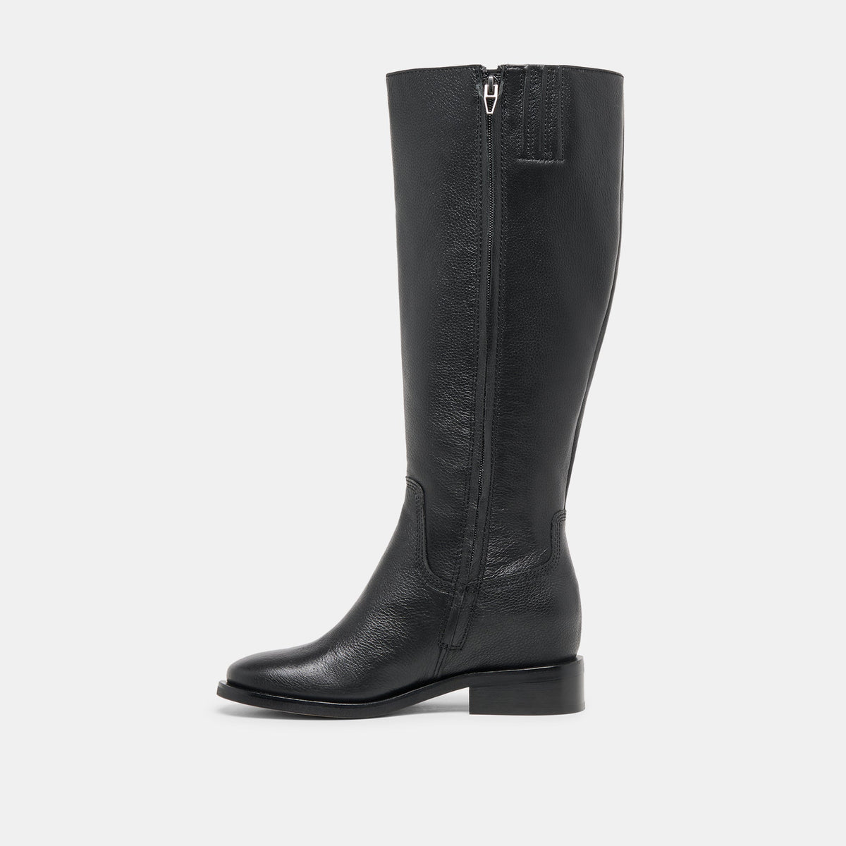 Dolce Vita SHOES Kilian H2O Waterproof Black Leather Wide Calf Boots