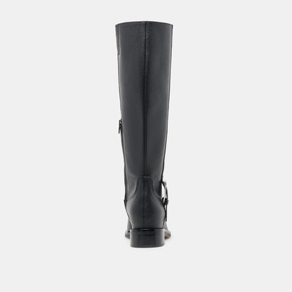 Dolce Vita SHOES Kilian H2O Waterproof Black Leather Wide Calf Boots