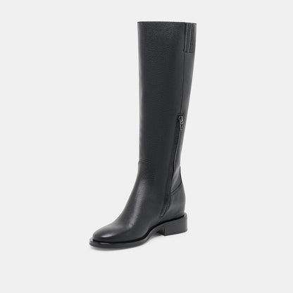 Dolce Vita SHOES Kilian H2O Waterproof Black Leather Boots