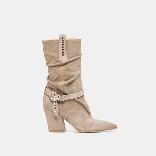 Dolce Vita SHOES Morla Taupe Suede Boots