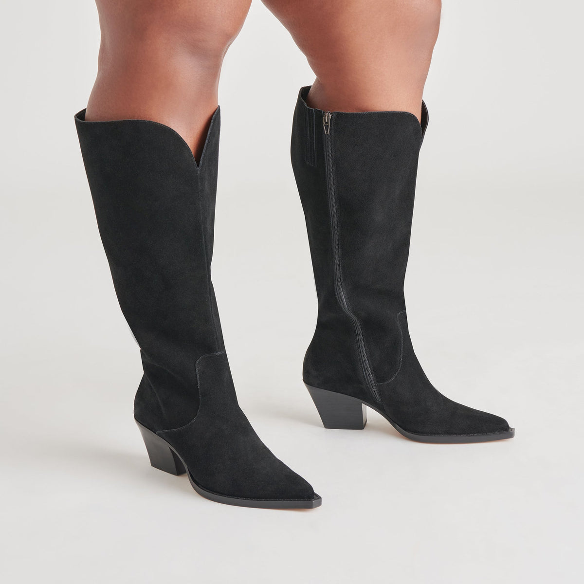 Dolce Vita SHOES Raj Extra Wide Calf Onyx Suede Boots | Suede Wide Calf Boots
 – Dolce Vita