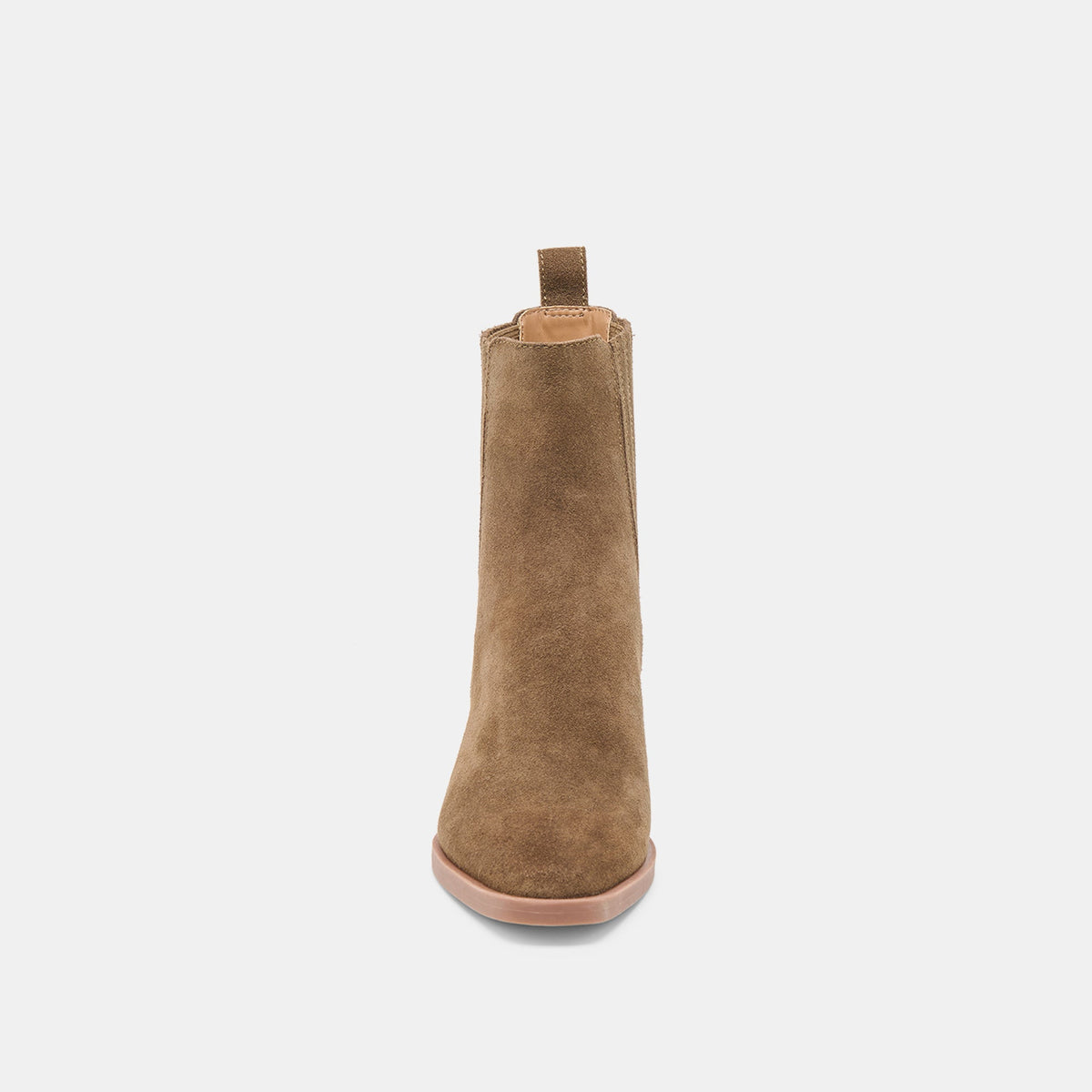 Dolce Vita SHOES Faint H2O Waterproof Olive Suede Booties