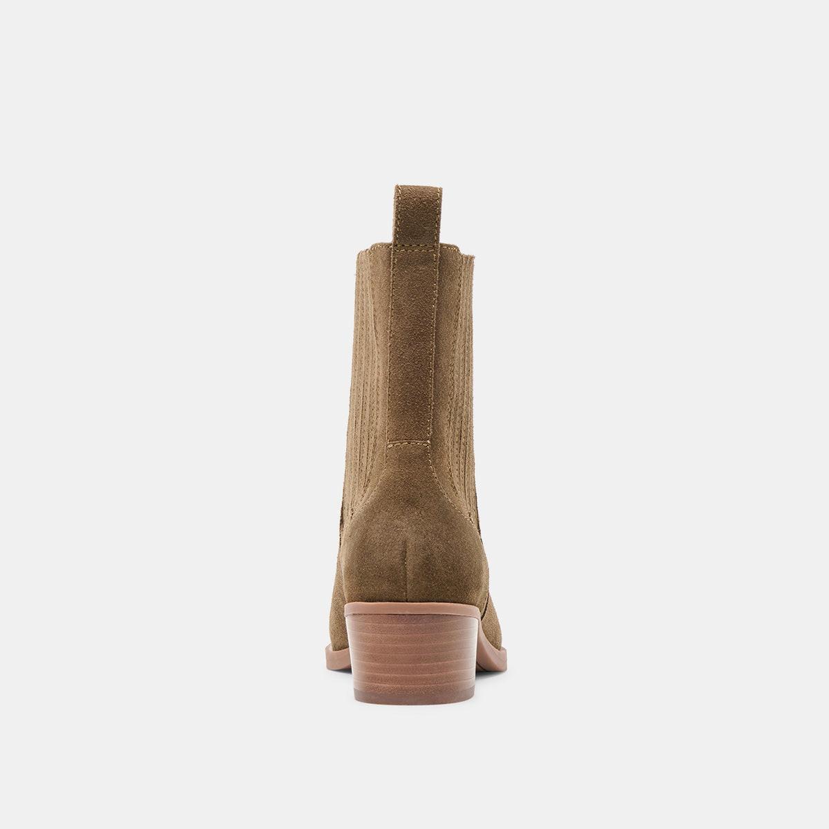 Dolce Vita SHOES Faint H2O Waterproof Olive Suede Booties