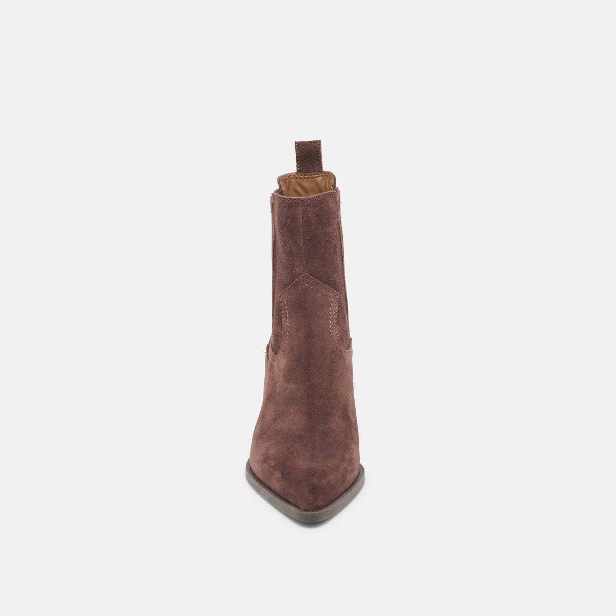 Dolce Vita SHOES Slim Mahogany Suede Booties