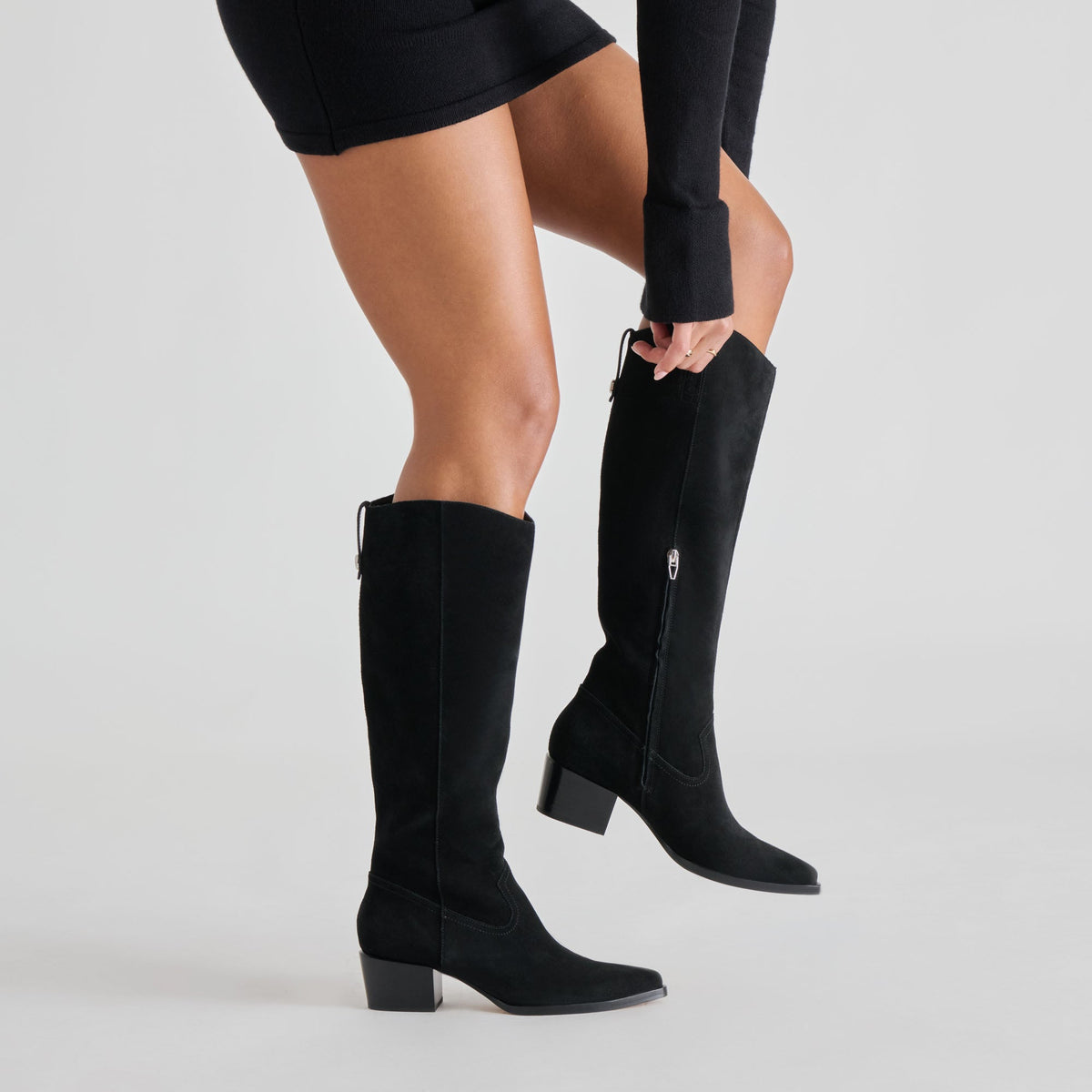 Dolce Vita SHOES Virona H2O Waterproof Onyx Suede Boots