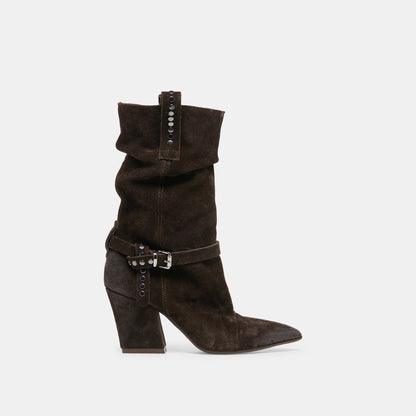 Dolce Vita SHOES Morla Dk Brown Suede Boots