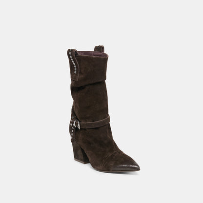 Dolce Vita SHOES Morla Dk Brown Suede Boots