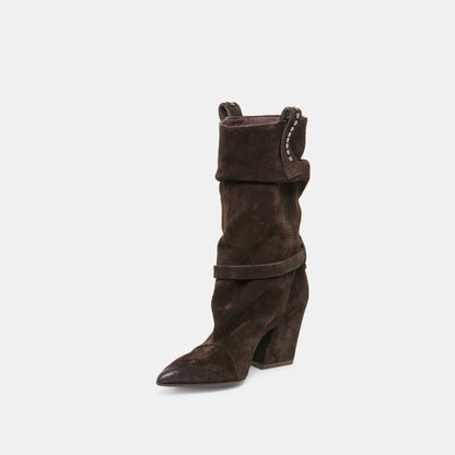 Dolce Vita SHOES Morla Dk Brown Suede Boots