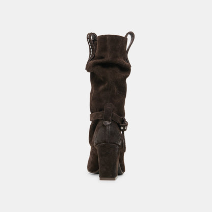 Dolce Vita SHOES Morla Dk Brown Suede Boots