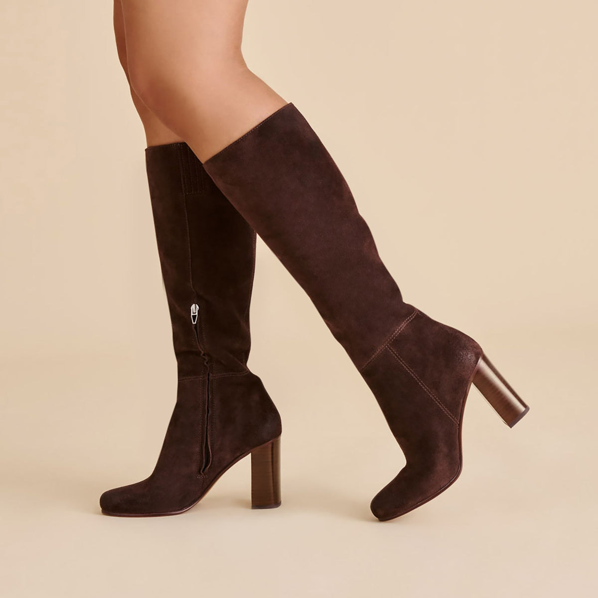 Dolce Vita SHOES Hudsin Mahogany Suede Boots