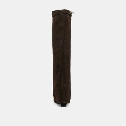 Dolce Vita SHOES Aggy Dk Brown Suede Boots