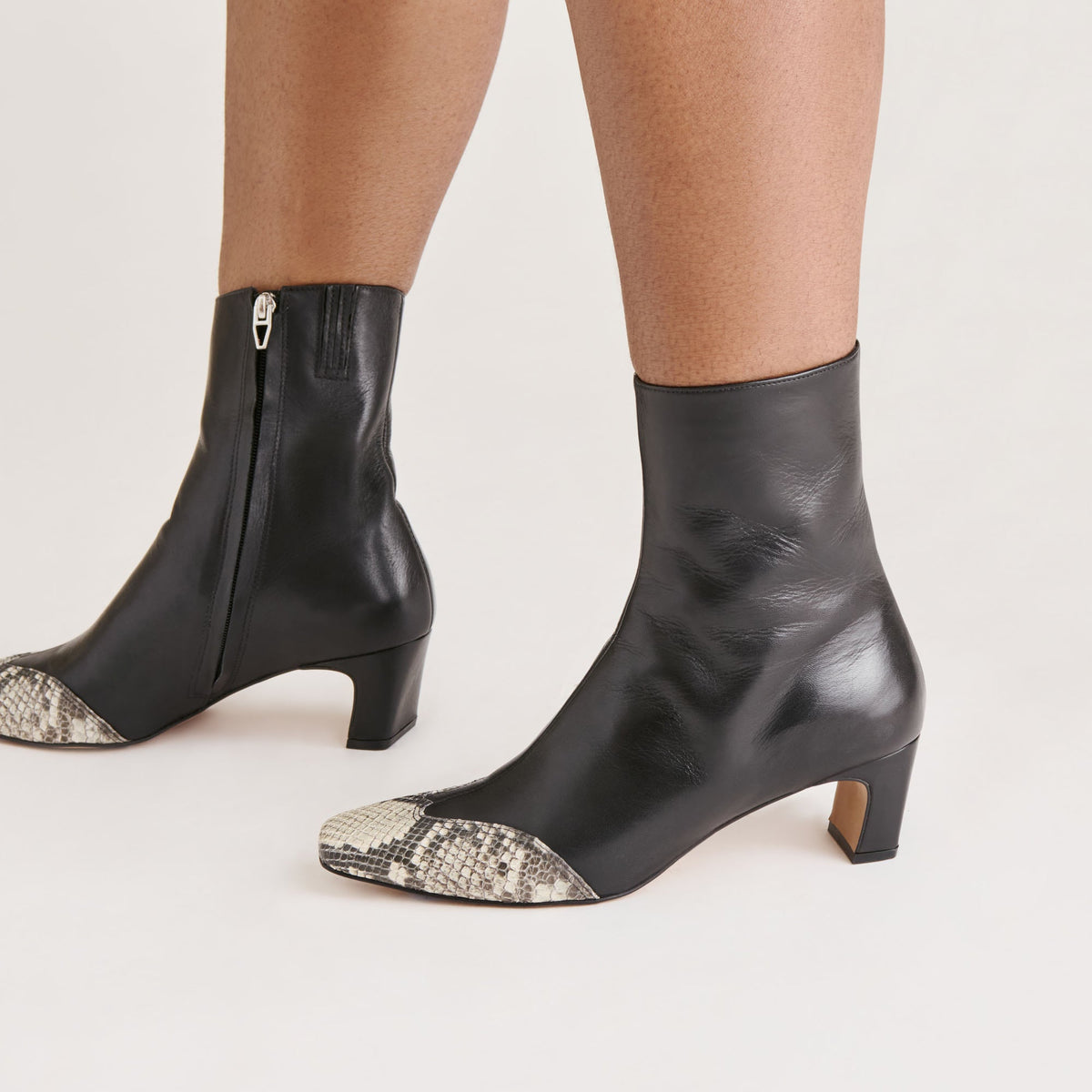 Dolce Vita SHOES Anika Black Multi Leather Boots