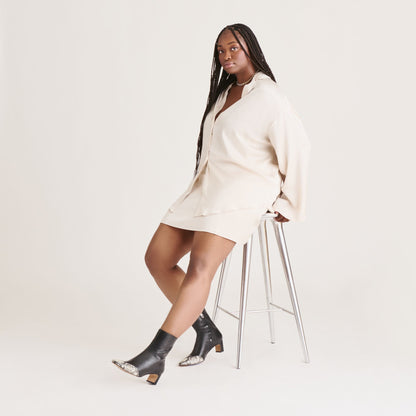 Dolce Vita SHOES Anika Black Multi Leather Boots