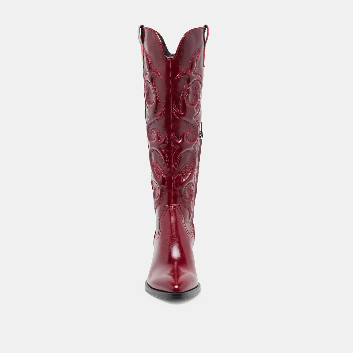 Dolce Vita SHOES Mirla Oxblood Leather Extra Wide Calf Boots