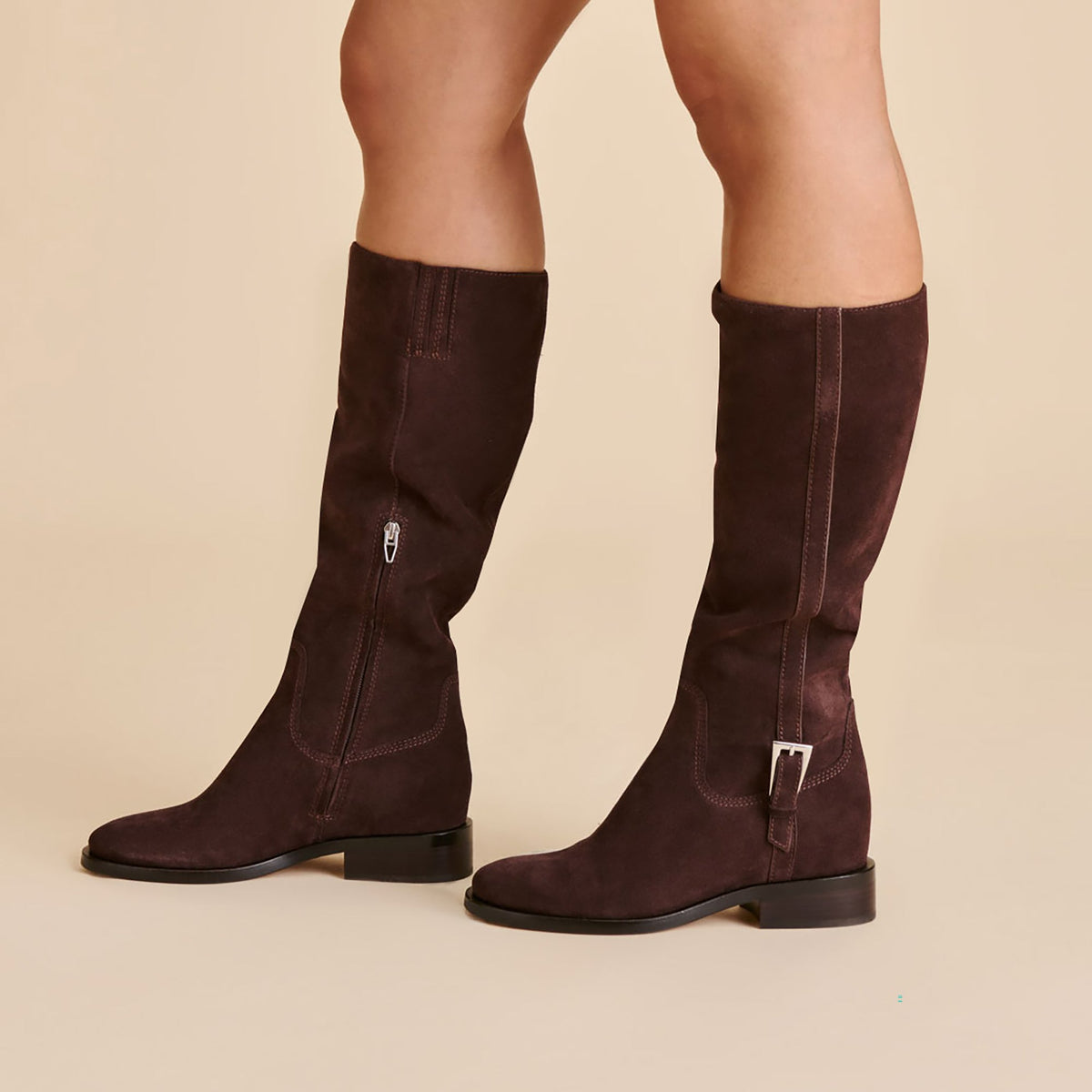 Dolce Vita SHOES Kilian H2O Waterproof Mahogany Suede Boots