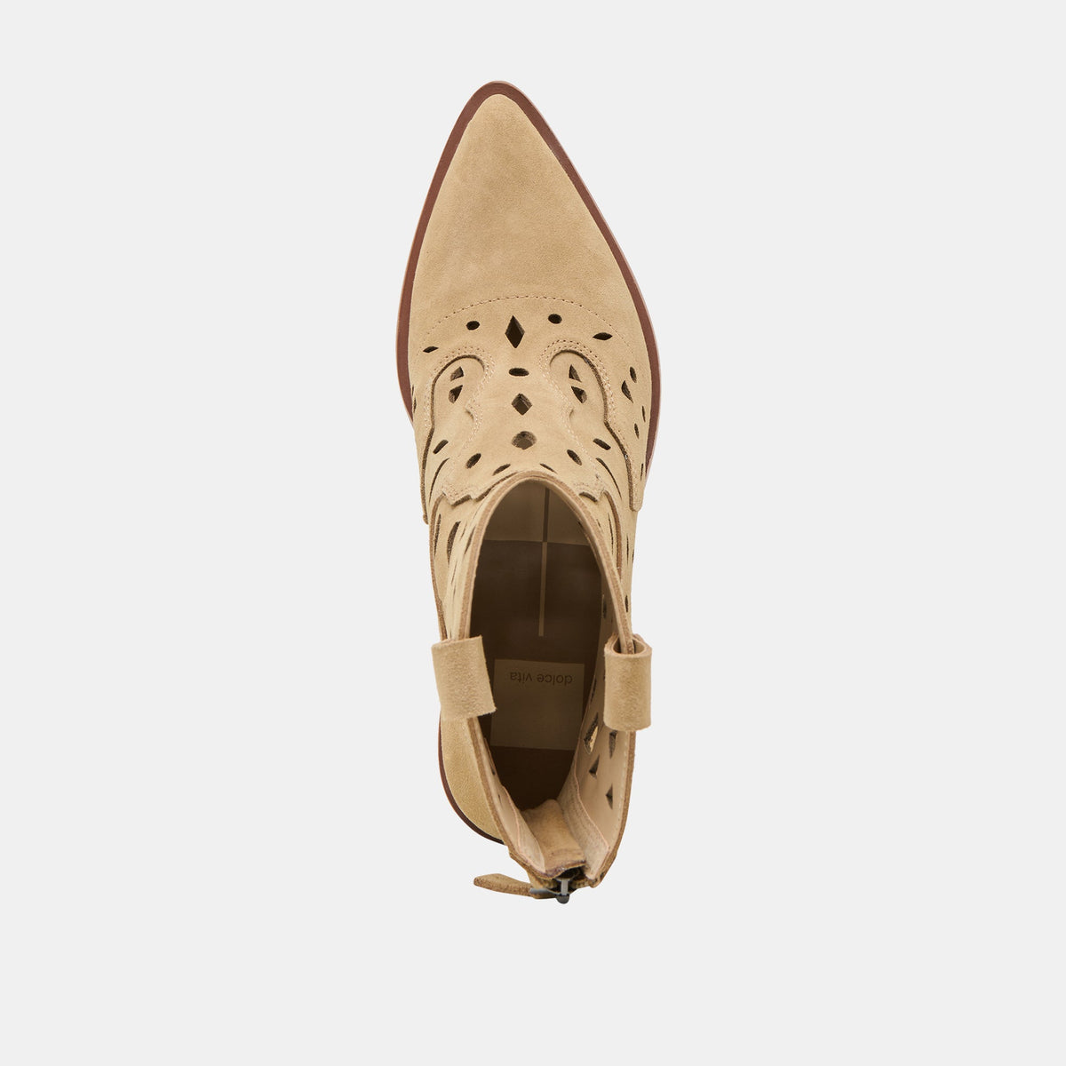 Dolce Vita SHOES Zenobi Dk Taupe Suede Booties