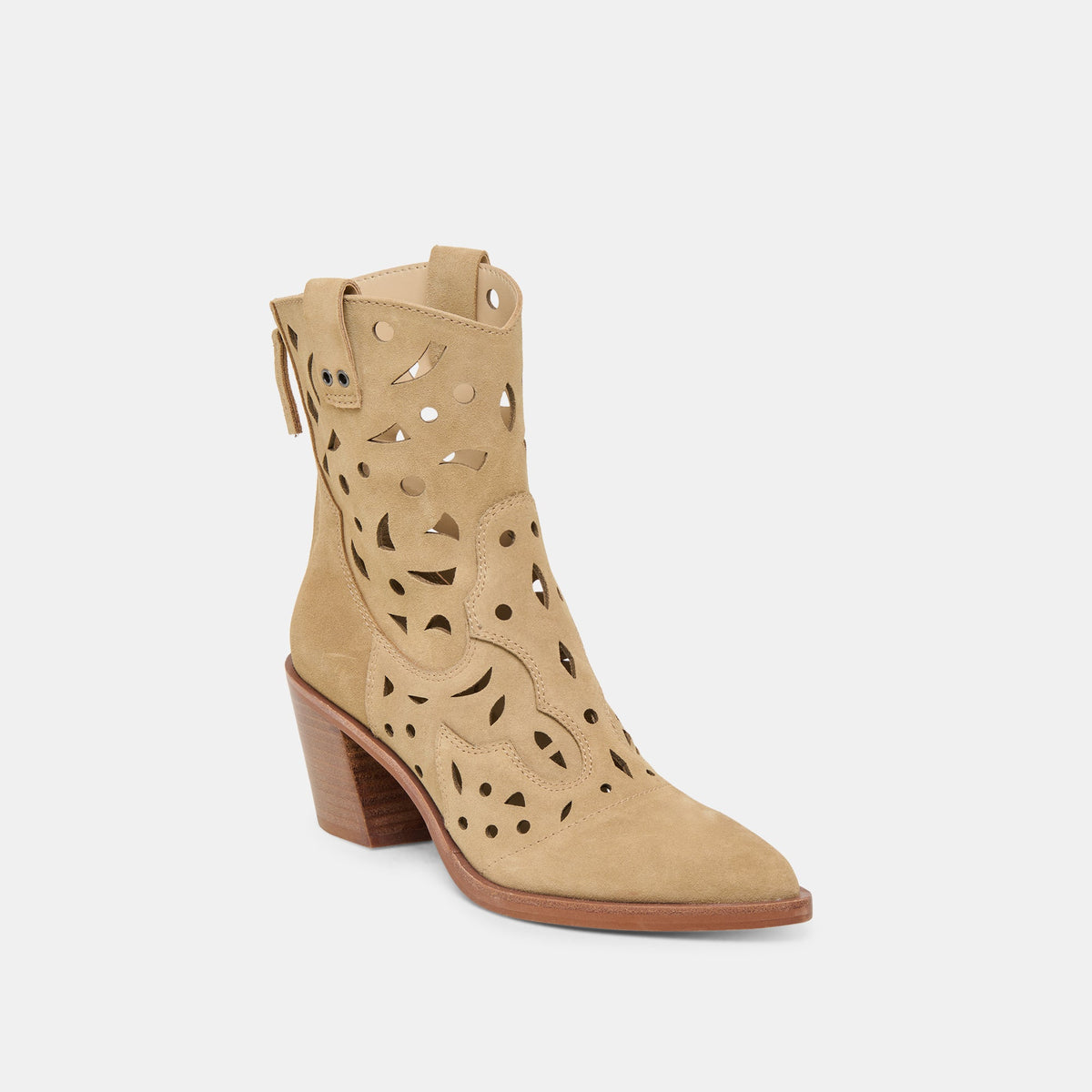 Dolce Vita SHOES Zenobi Dk Taupe Suede Booties