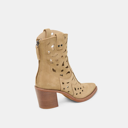 Dolce Vita SHOES Zenobi Dk Taupe Suede Booties
