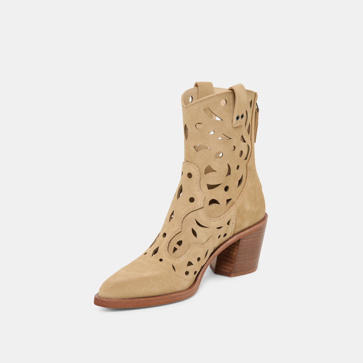 Dolce Vita SHOES Zenobi Dk Taupe Suede Booties