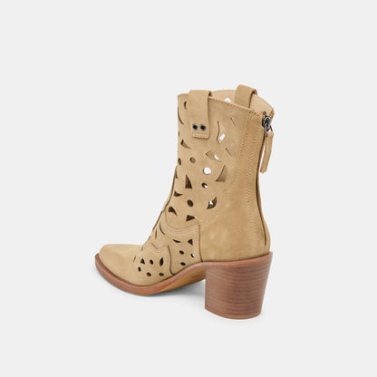Dolce Vita SHOES Zenobi Dk Taupe Suede Booties