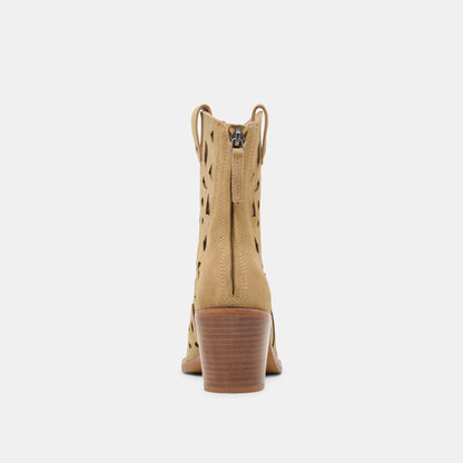 Dolce Vita SHOES Zenobi Dk Taupe Suede Booties