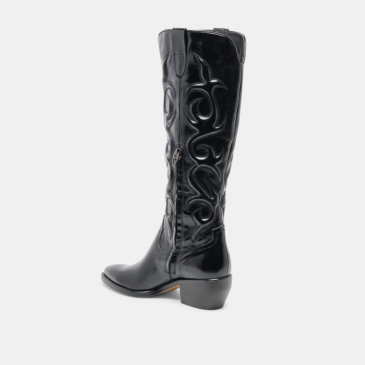 Dolce Vita SHOES Mirla Black Leather Boots