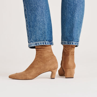 Dolce Vita SHOES Anika Lt Brown Stella Suede Boots