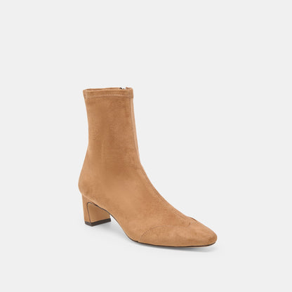 Dolce Vita SHOES Anika Lt Brown Stella Suede Boots