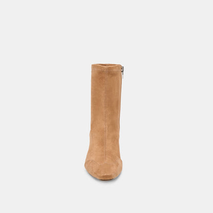 Dolce Vita SHOES Anika Lt Brown Stella Suede Boots