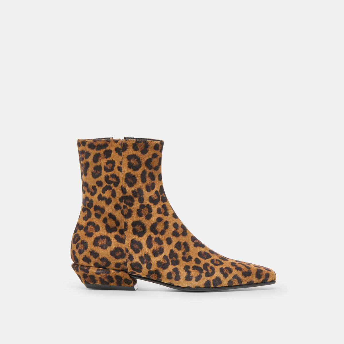Dolce Vita SHOES Joanie Leopard Printed Suede Booties