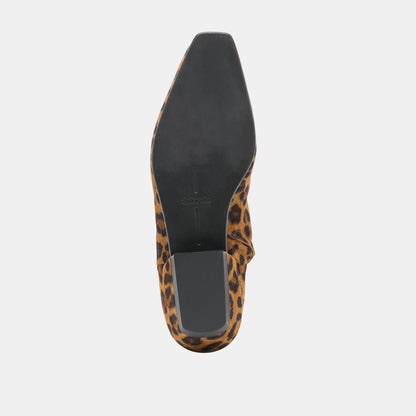 Dolce Vita SHOES Joanie Leopard Printed Suede Booties