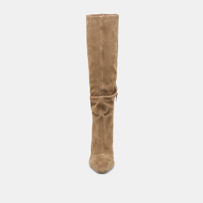 Dolce Vita SHOES Lousa Olive Suede Boots