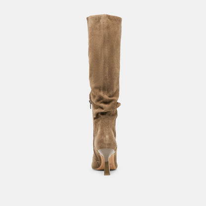 Dolce Vita SHOES Lousa Olive Suede Boots