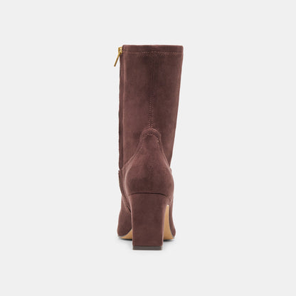 Dolce Vita SHOES Roan Mahogany Stella Suede Boots
