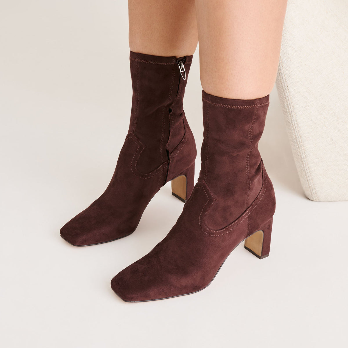 Dolce Vita SHOES Roan Mahogany Stella Suede Boots