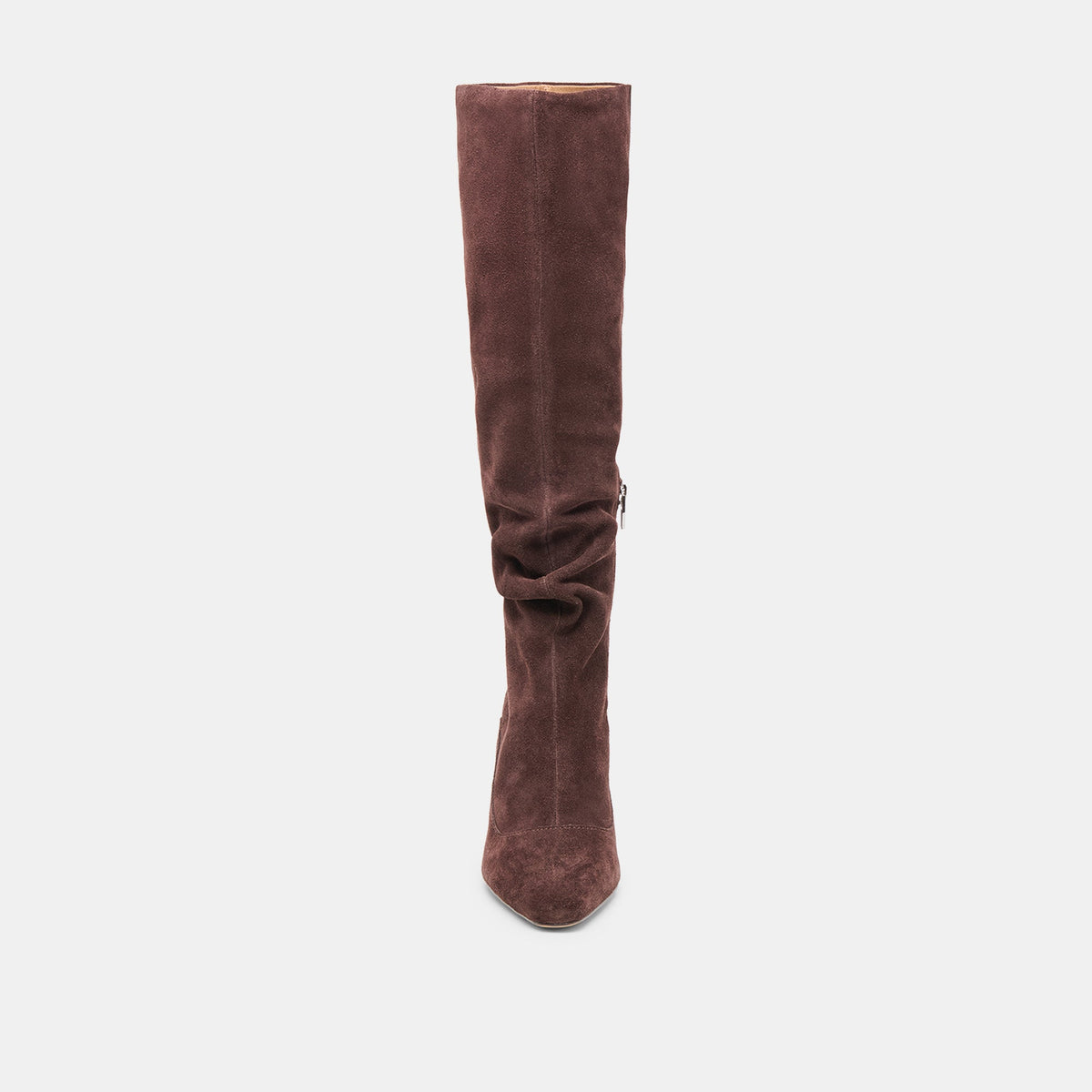 Dolce Vita SHOES Lousa Mahogany Suede Wide Calf Boots