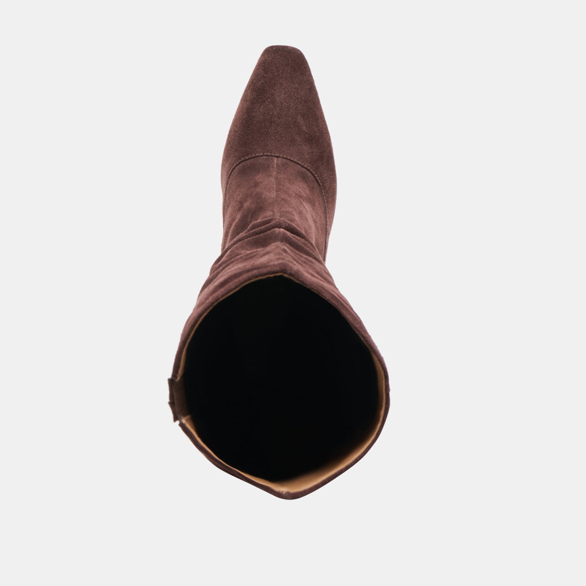 Dolce Vita SHOES Lousa Mahogany Suede Wide Calf Boots