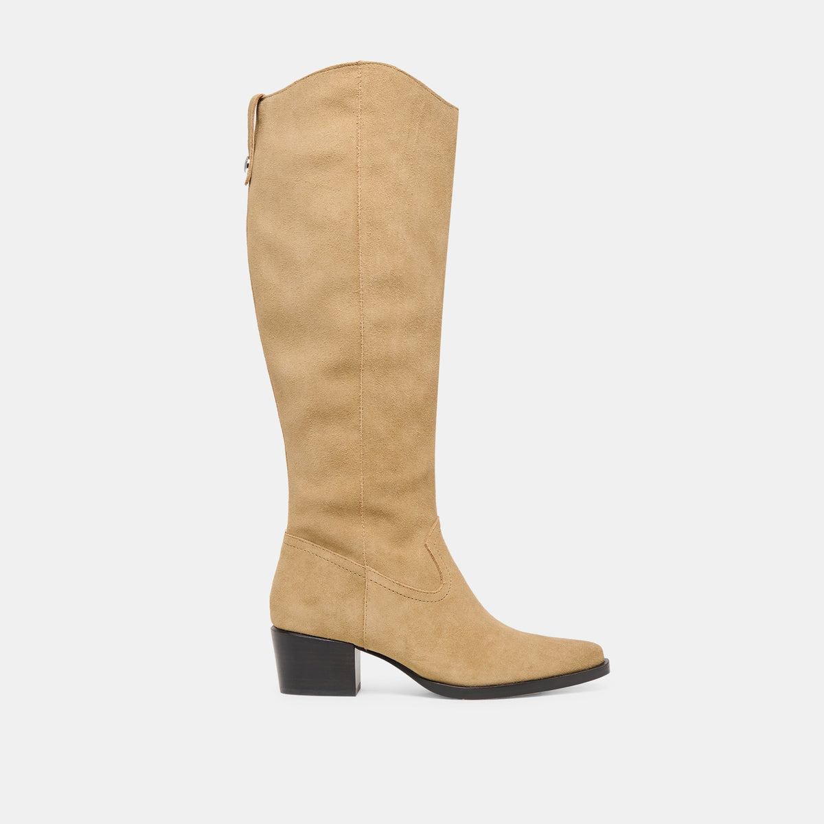 Dolce Vita SHOES Virona H2O Waterproof Dk Taupe Suede Wide Calf Boots