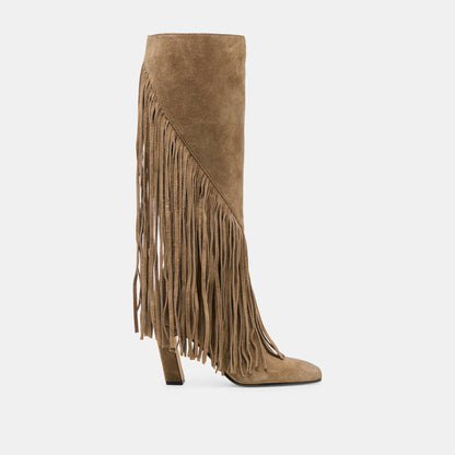 Dolce Vita SHOES Giano Olive Suede Boots