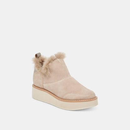 Dolce Vita SHOES ARDY PLUSH H2O BOOTIES TAUPE SUEDE
 – Dolce Vita